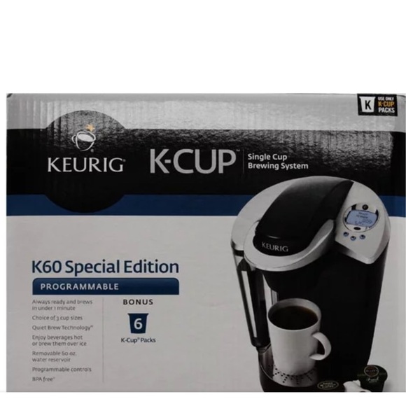 Keurig Special Edition K60 Single Serve
Brewing System USED NO BOX NEEDS FILTER! - Picture 2 of 5